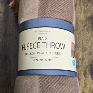 Northpoint plaid Fleece Throw 50x60